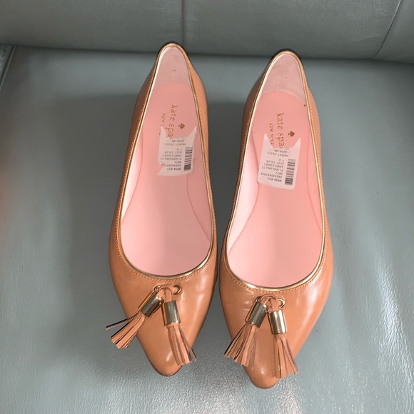 Kate Spade NWT Leather Flats - Picture 1 of 5